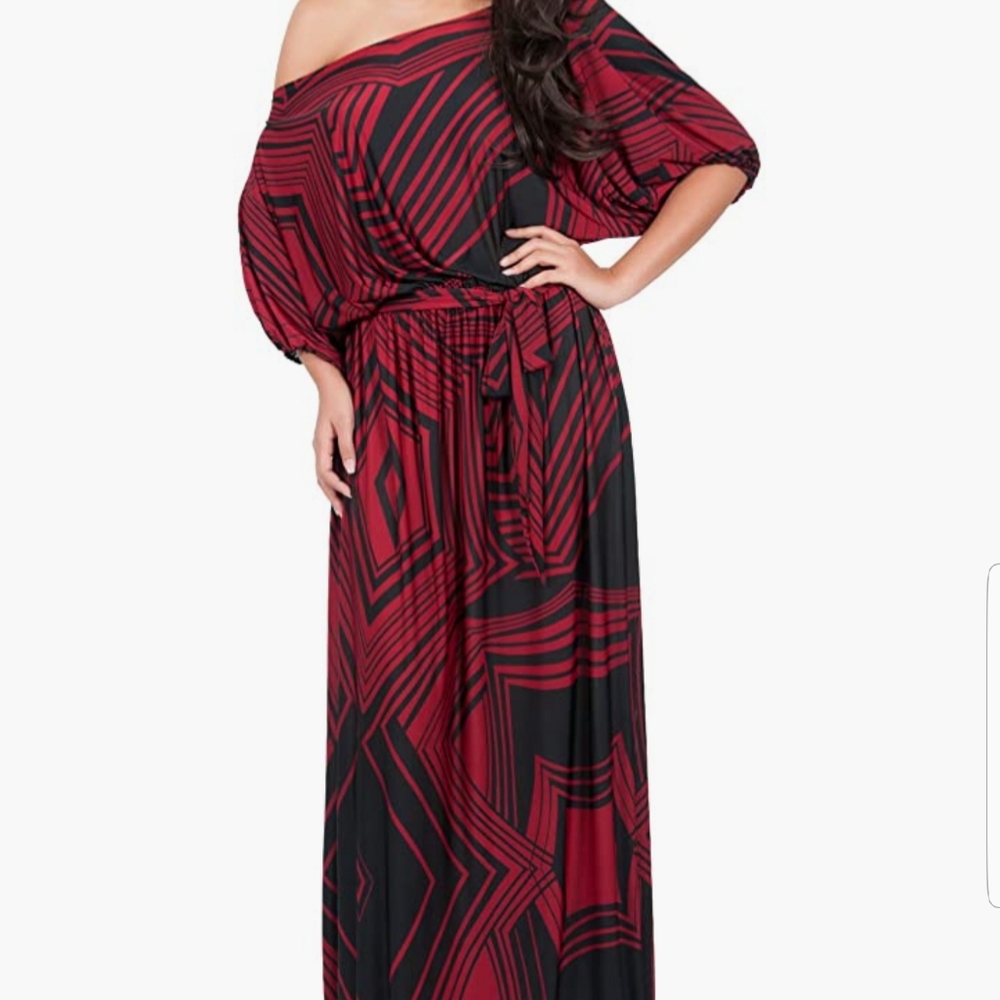 Koh Koh One Shoulder Maxi Dress